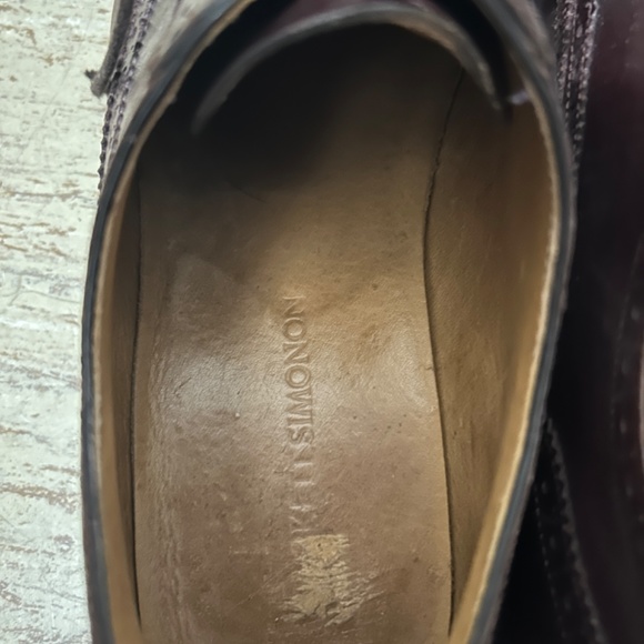 Beckett Simonon Kent Wingtip Oxblood Yates  Leather Oxford Mens Shoe Size 9.0 main image 6